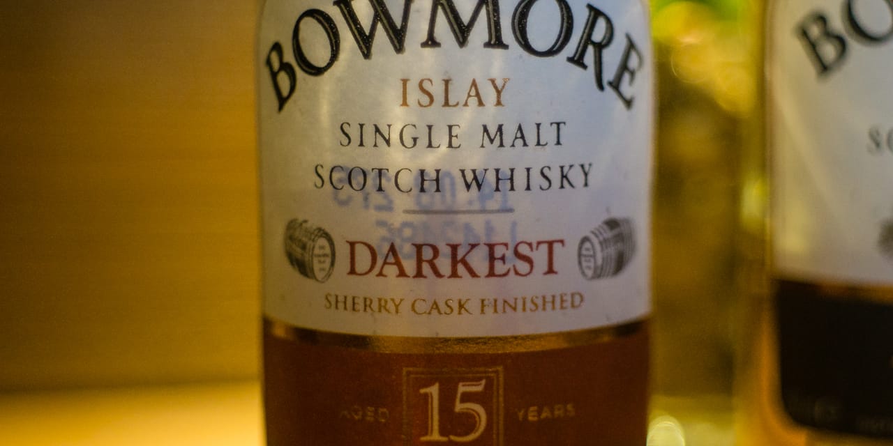 Whisky-Tasting: Bowmore 15years darkest