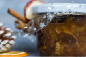 Bratapfel, Marmelade, Amaretto, Rosinen, Rezept, DIY, Weihnachten, Geschenk aus der Küche